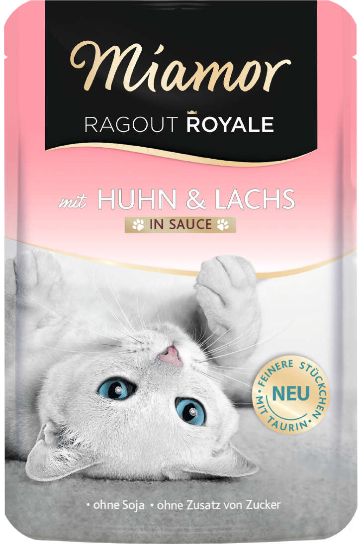 Miamor Katzen-Nassfutter Ragout Royale Huhn+Lachs